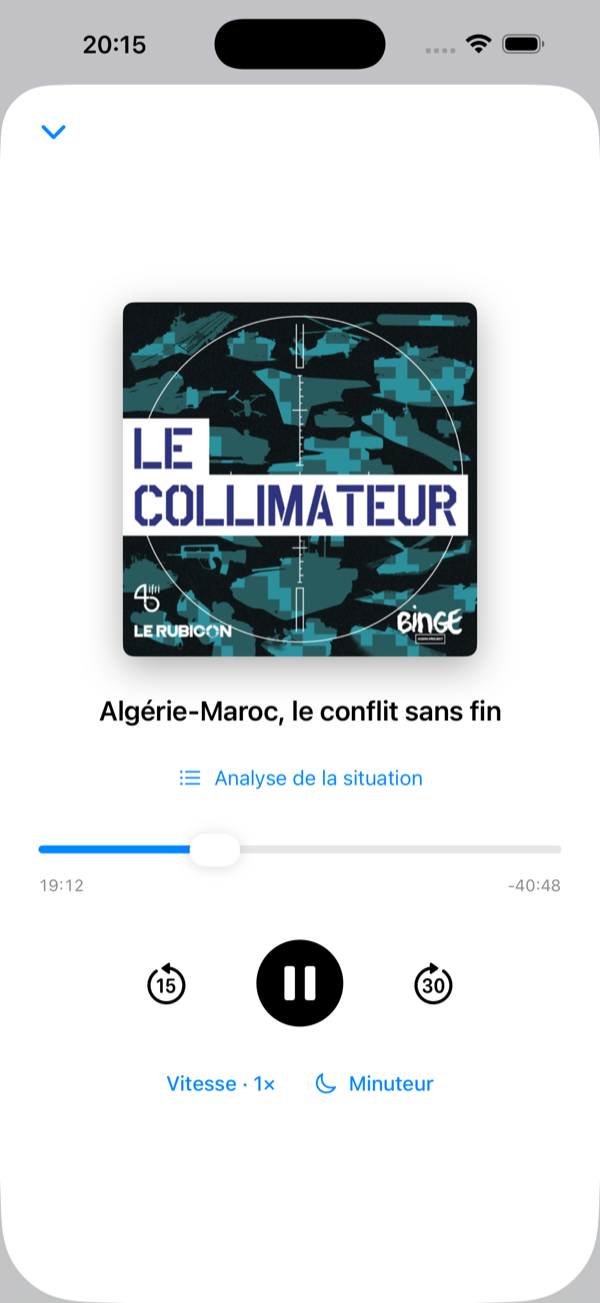 Lecteur plein écran